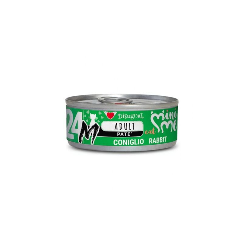 foto del prodotto mini me 24 cat m coniglio 85gr disugual