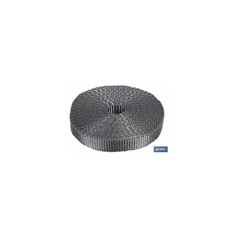 foto del prodotto mini nastro cieco in blister 14 mm x 6 m. grigio 