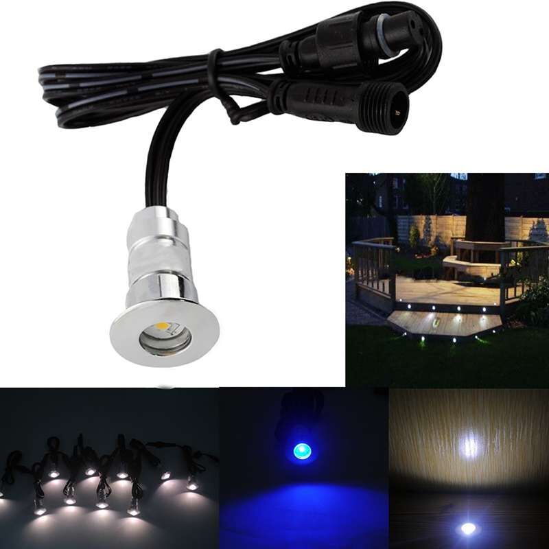 foto del prodotto mini pack led spots resistenza all acqua rotonda sp e02 all inclusive bianco caldo 2700k 11 faretti led radiofrequenza