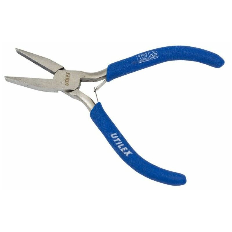 foto del prodotto mini pinza a bocca piatta 125 mm.