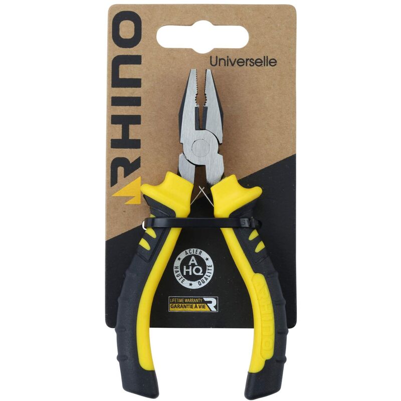 foto del prodotto mini pinza universale da 115 mm a forte demoltiplicazione realizzato in acciaio di alta qualit taglio e serra lunghezza 115 mm manico