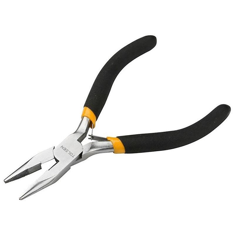 foto del prodotto mini pinze becchi lunghi tolsen 115mm