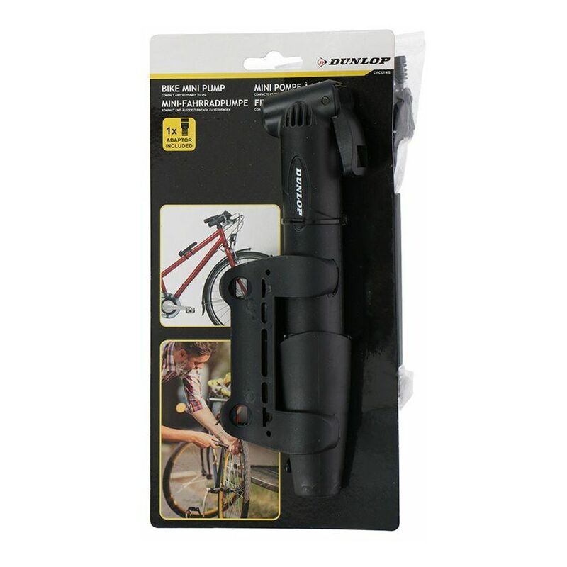 foto del prodotto mini pompa ad aria per bicicletta dunlop