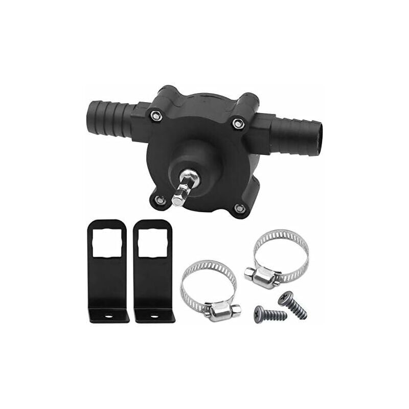 foto del prodotto mini pompa elettrica portatile per trapano pompa per acqua alimentata a trapano a mano motori diesel olio acqua liquida pompe di trasferimento