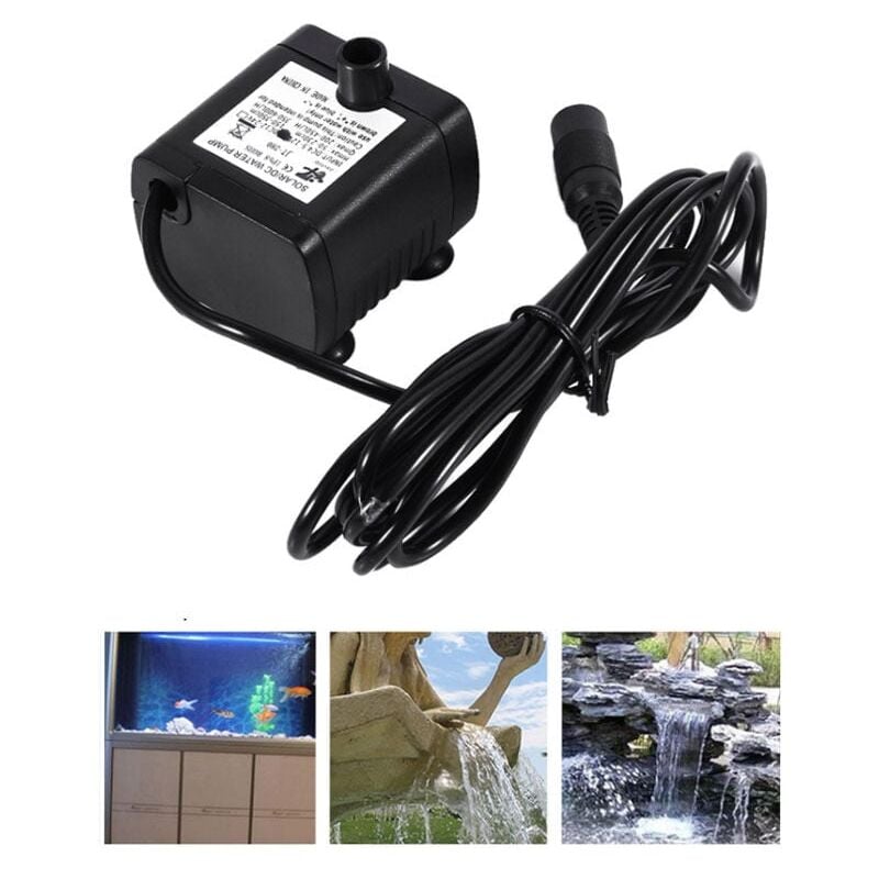 foto del prodotto mini pompa per acqua 420 l h, 5 w , pompa per acquario ultra silenziosa per laghetto, fontana, statue, idroponica