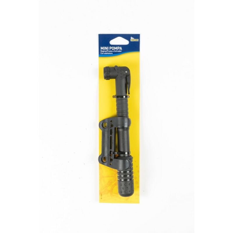 foto del prodotto mini pompa per mtb con adattatore ed attacco reversibile
