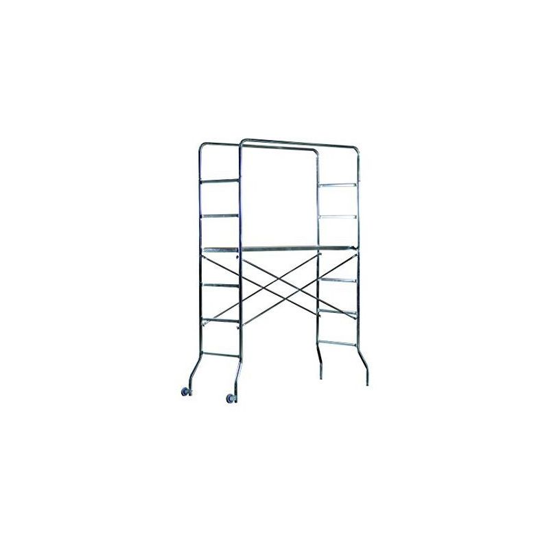 immagine 0 del prodotto mini ponteggio trabattello scala in acciaio zinc. supertrio marchetti h.2,18 mt