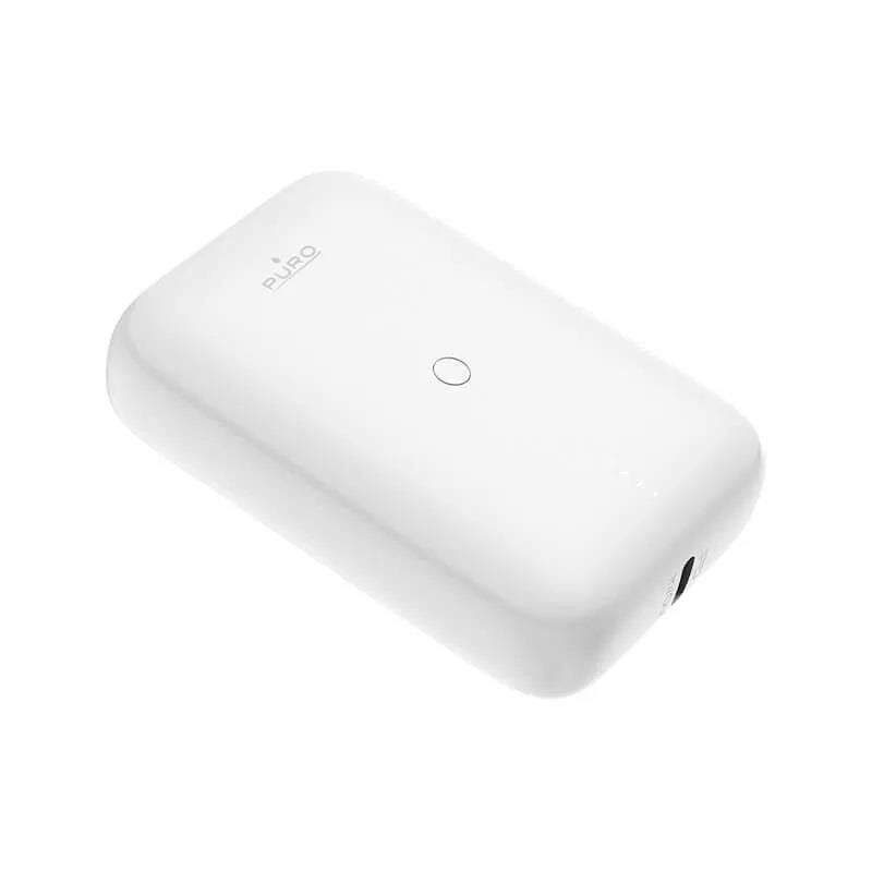foto del prodotto mini power bank 10000mah compatto usb a e usb c