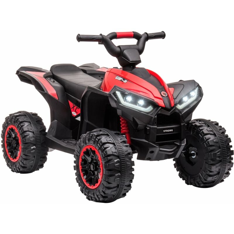 foto del prodotto mini quad elettrico per bambini 12v fari a led rosso