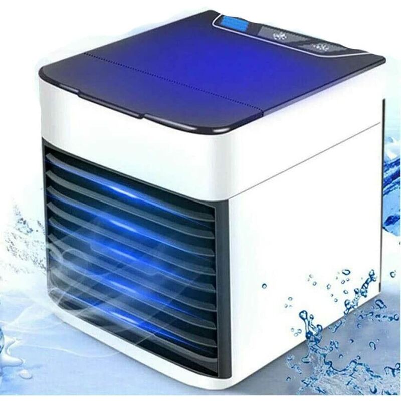 foto del prodotto mini raffrescatore portatile deumidificatore a acqua usb ventilatore auto led