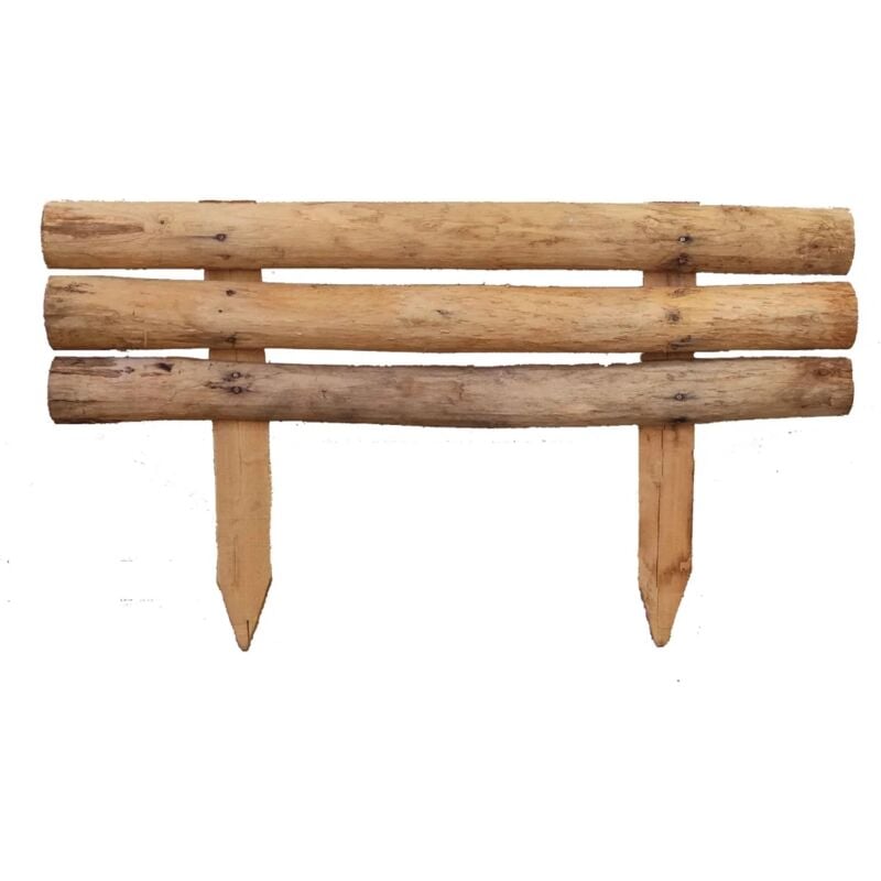 foto del prodotto mini recinzione in legno di castagno minny 80 x h 23 45 cm