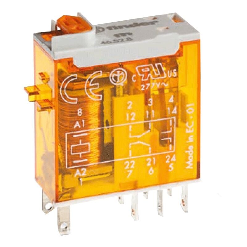 foto del prodotto mini rel industriale finder bobina 230v ac 8a 465282300040