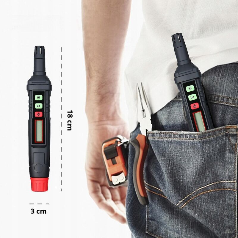 foto del prodotto mini rilevatore fughe gas metano propano butano altri infiammabili allarme batterie