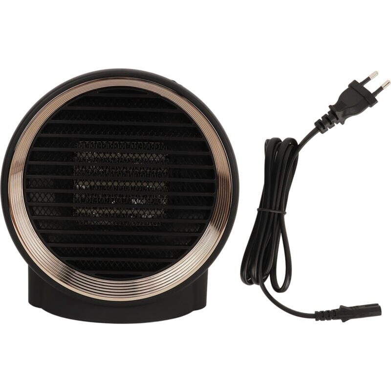 foto del prodotto mini riscaldatore da 1000 w, funzionamento silenzioso, casa, camera da letto, divano, ufficio, interno, nero, 95 v, spina ue 240 v