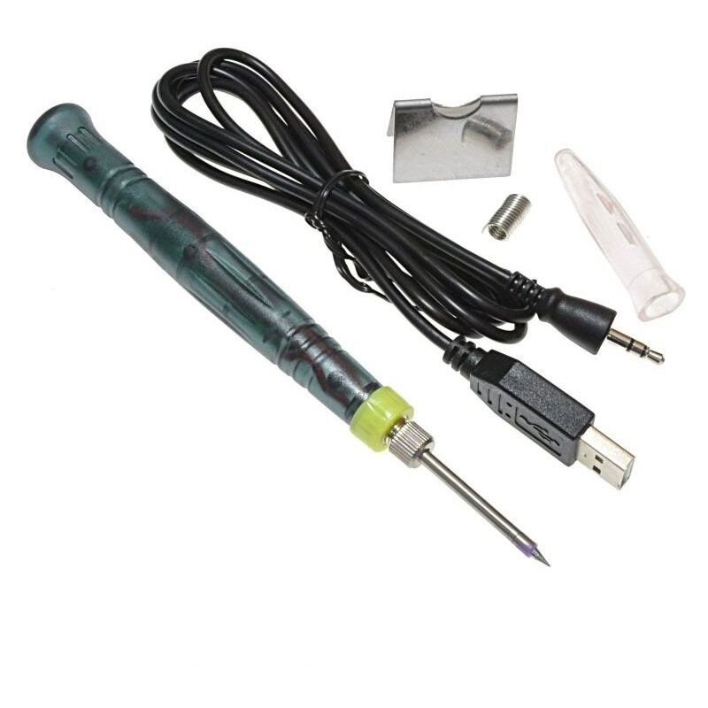 foto del prodotto mini saldatore a stilo zd 20u usb 5v 2a electron