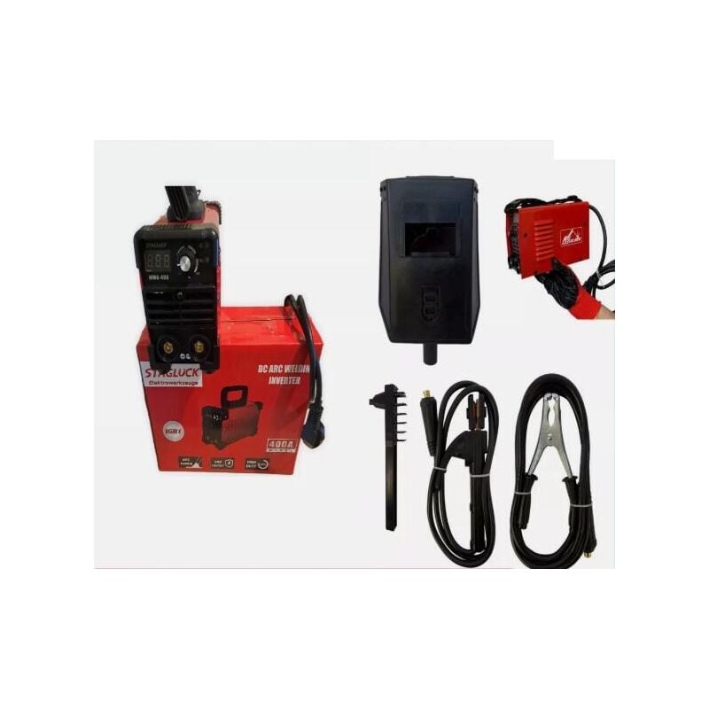 foto del prodotto mini saldatrice ad elettrodo elettrica inverter elettrodo 1.6 3.2mm 400 ampere