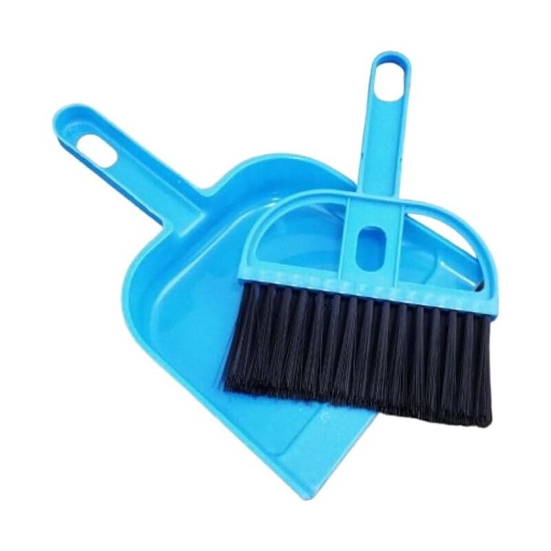 foto del prodotto mini scopa portatile per raccogliere le briciole, paletta per la polvere, piccola paletta per la polvere a setole morbide, strumento per la pulizia