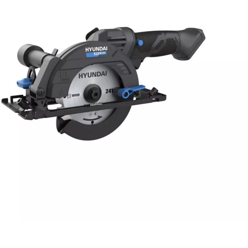 foto del prodotto mini sega circolare a batteria hyundai diametro 120 mm 20v, solo corpo macchina cod. 25867