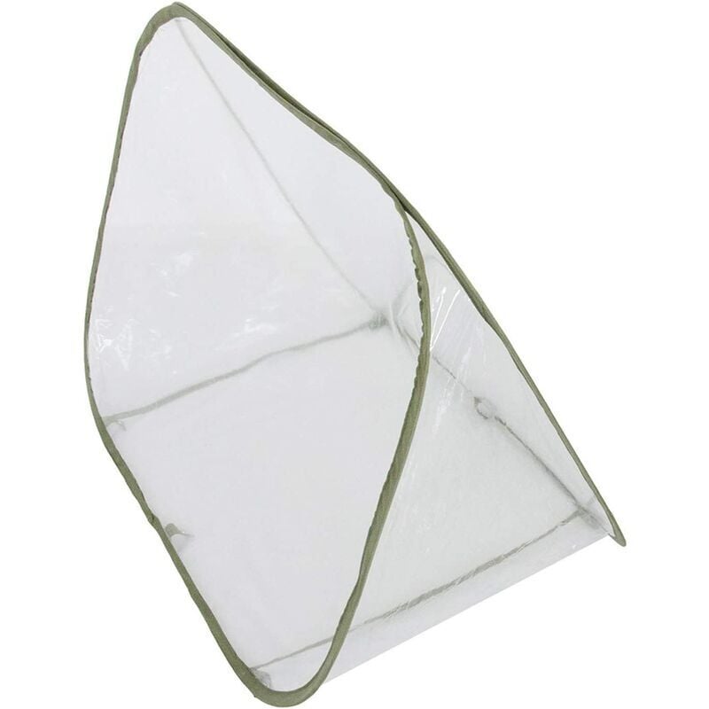foto del prodotto mini serra da giardino in plastica, serra da giardino in pvc trasparente, copertura svernante protettiva, serra da terrazza per pomodori balcone, piante erbe fiori per interni ed esterni 52 cm × 62 cm