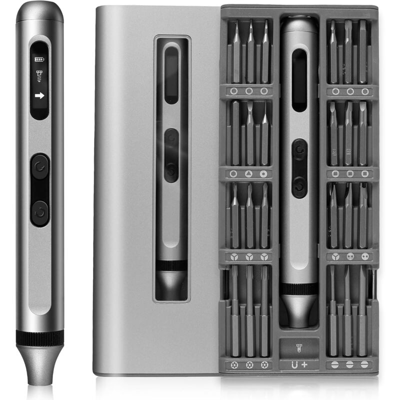 immagine 0 del prodotto mini set di cacciaviti elettrici da 48 bit, cacciavite di precisione ad alta coppia, cacciavite ricaricabile, strumento di riparazione manuale,