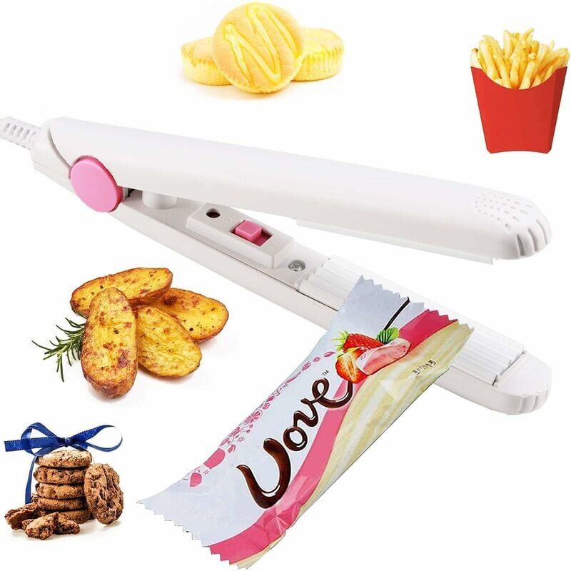 foto del prodotto mini sigillatrice per sacchetti, sigillatrice a caldo, aiutante da cucina, sacchetti per la sigillatura degli alimenti per la conservazione degli