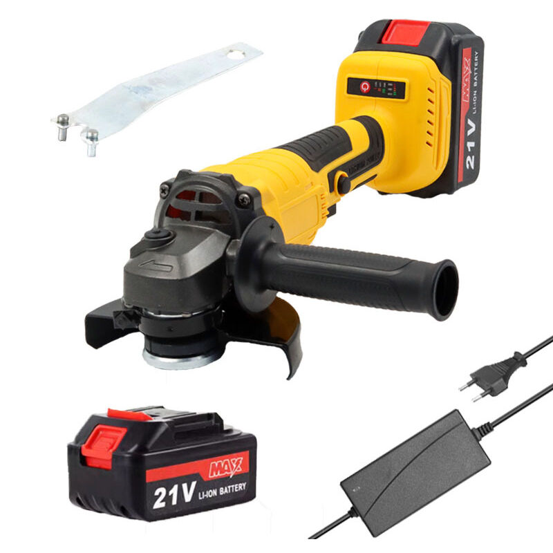 foto del prodotto mini smerigliatrice angolare senza spazzole, smerigliatrice angolare senza fili, smerigliatrice angolare portatile da 21 v con batteria e