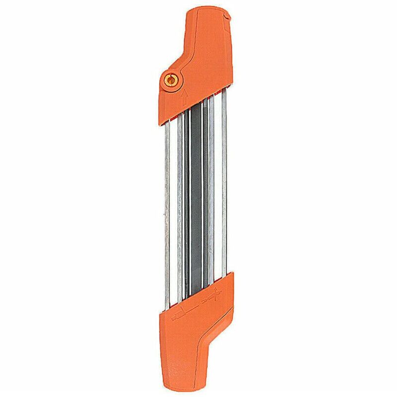foto del prodotto mini smerigliatrice per catene portatile accessori elettrici per smerigliatrice per catene manuale, lima per catene arancione, 4.8 