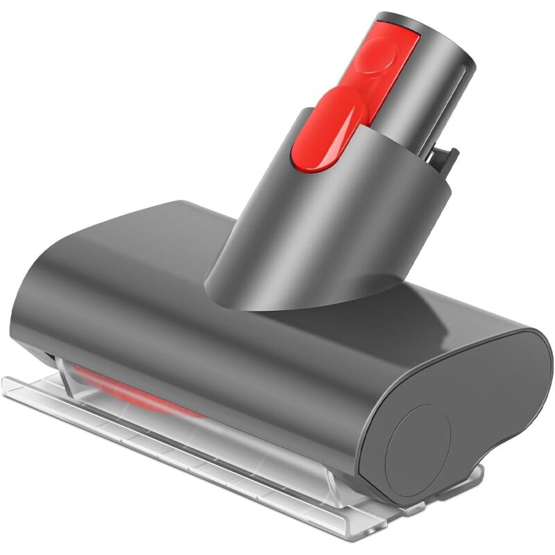 foto del prodotto mini spazzola motorizzata applicabile compatibile con dyson v11 v10 v8 v7, ideale per rimuovere lo sporco da materassi, tappezzerie e scale,