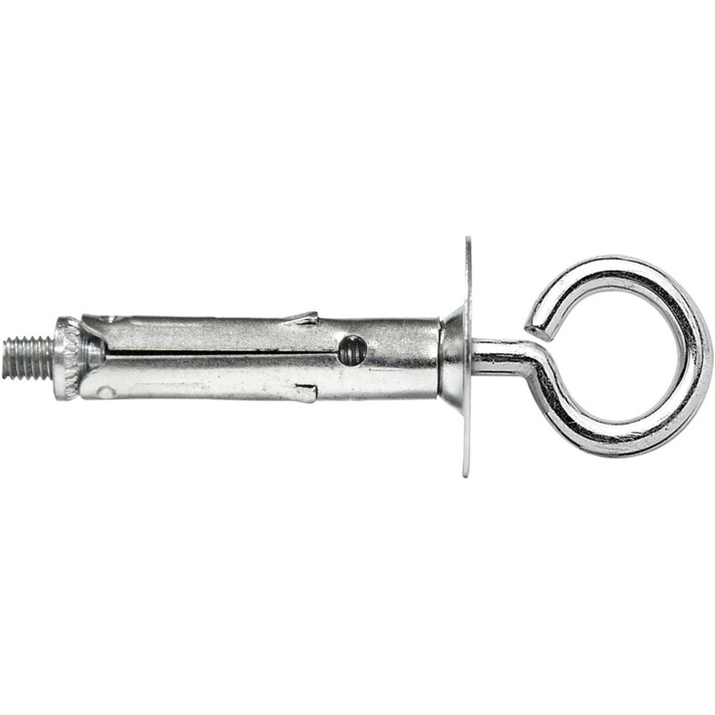 foto del prodotto mini tassello zinco cromato occh. chiuso mm.6. prezzo per 1 pezzo.