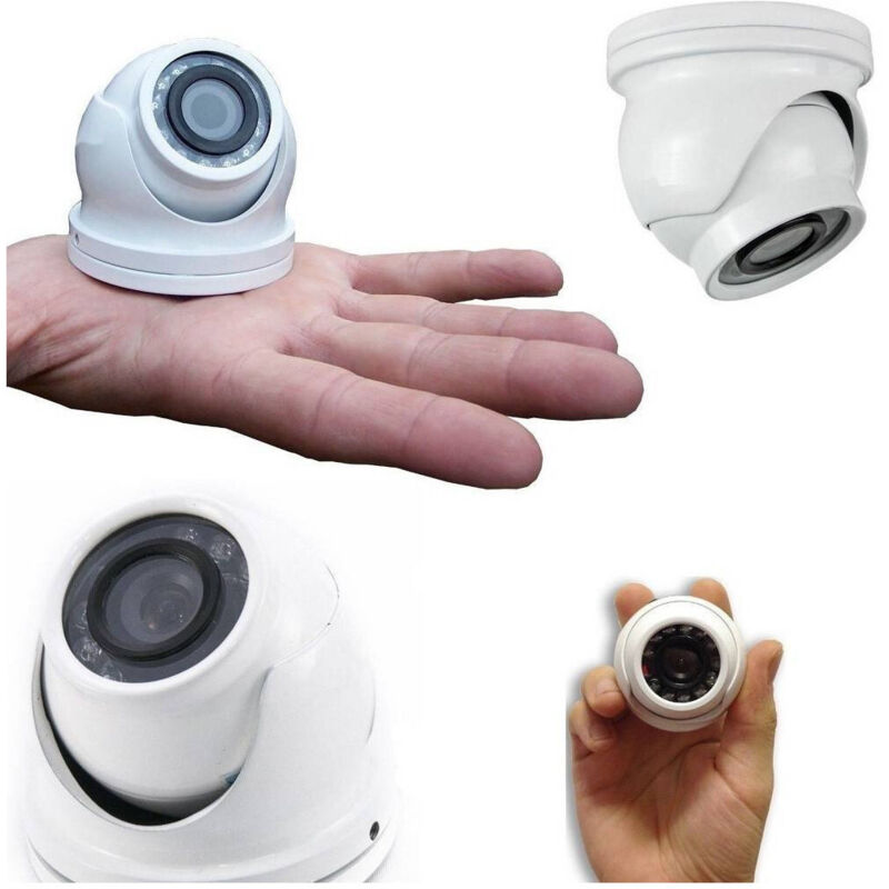 foto del prodotto mini telecamera dome ahd videosorveglianza full hd 1080p 3.6mm 12led video 1.3mp trade shop traesio