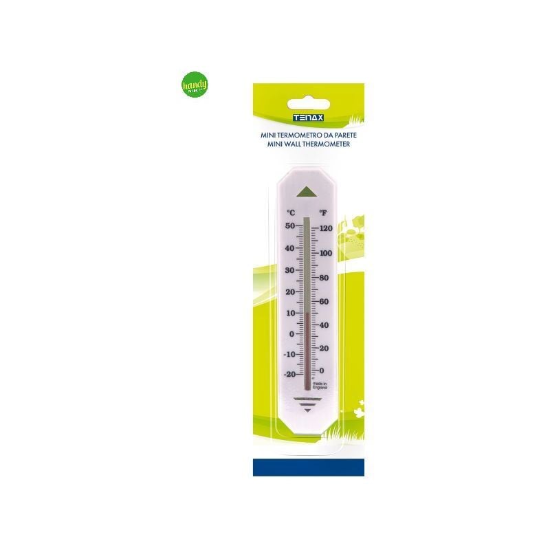foto del prodotto mini termometro tenax bianco da parete