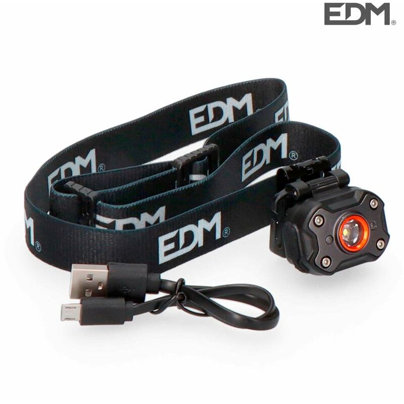 foto del prodotto mini torcia a led ricaricabile da 400 lumen edm