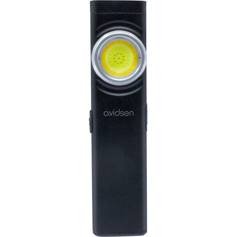 foto del prodotto mini torcia led ricaricabile da 500 lumen con 12 modalit di illuminazione avidsen 103648
