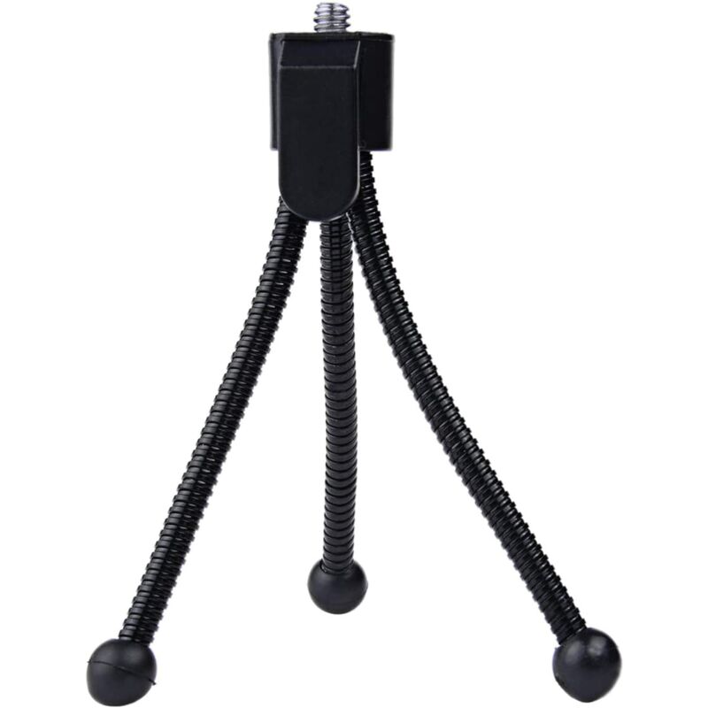 foto del prodotto mini treppiede da tavolo flessibile e compatto per mini proiettore per fotocamera digitale