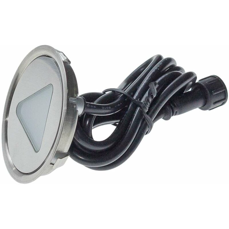 foto del prodotto mini triangolo spot integrato 0.3w 12v luce verde