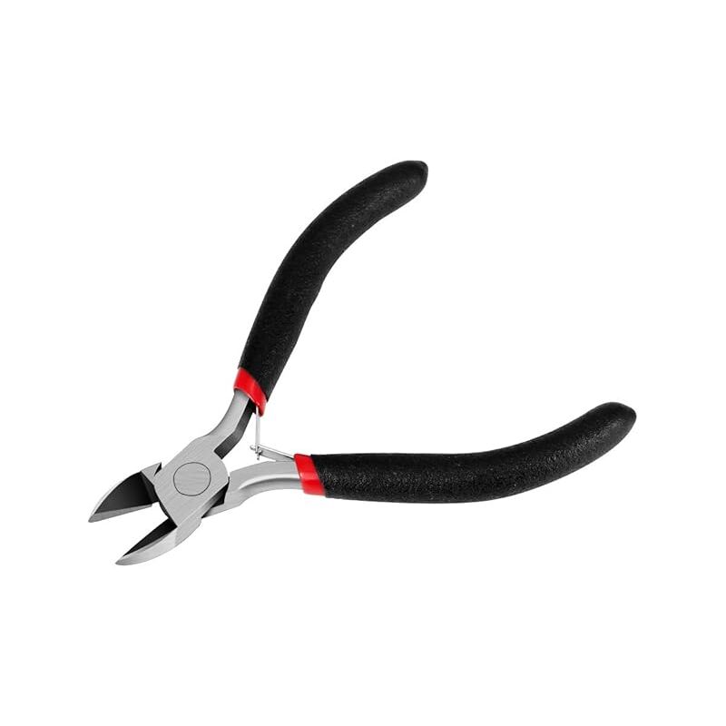foto del prodotto mini tronchese diagonale da 4,5 pollici tagliafili multifunzionale in acciaio inossidabile con impugnatura antiscivolo pinza per ornamenti in