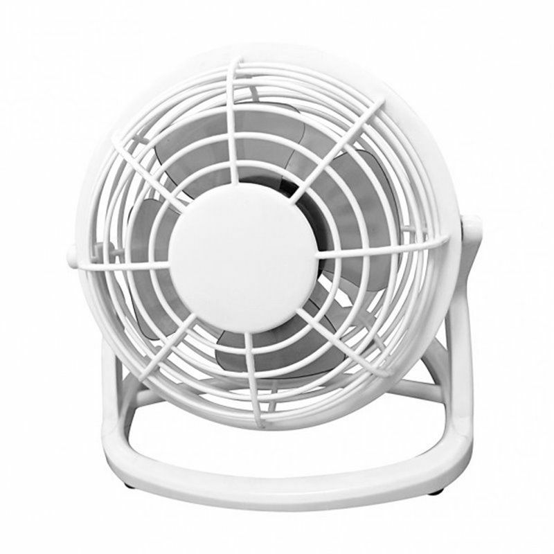 foto del prodotto mini ventilatore da tavolo tango 2,5w 5v white 14,5x14,5x10 cm regolabile usb port powered