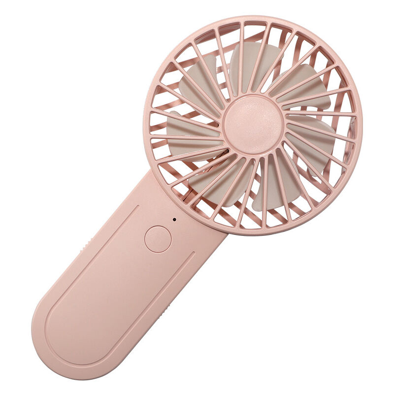 foto del prodotto mini ventilatore portatile, ventilatore usb portatile, 12 ore di funzionamento massimo, 3 velocit per ufficio, viaggio, campeggio, esterno, rosa