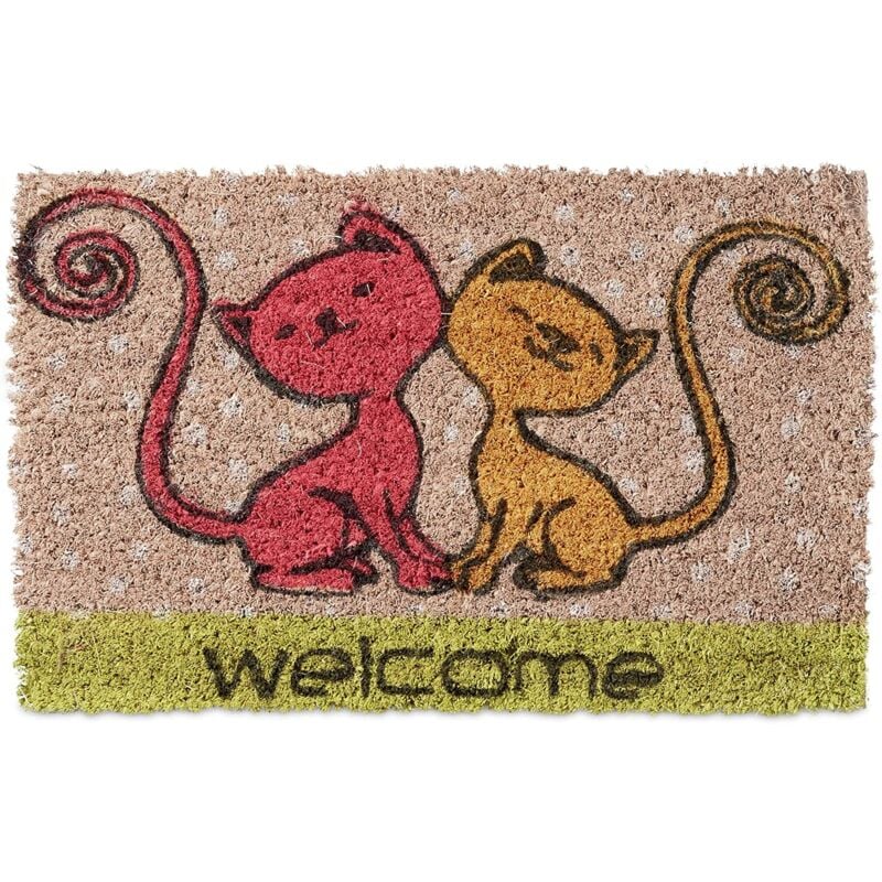 foto del prodotto mini zerbino tappetino porta d ingresso asciugamano per bambini in fibre di cocco