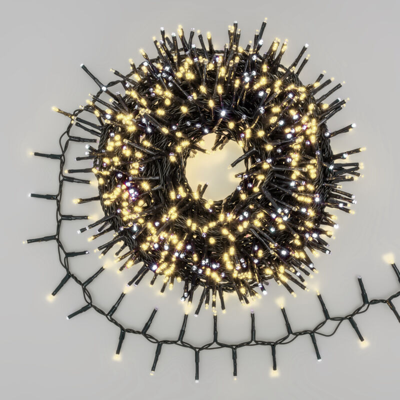 foto del prodotto minicluster 6cm 4 20m led bianco caldo