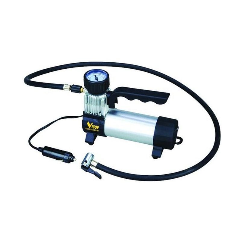 foto del prodotto minicompressori vmc 19 12v in acciaio per fai da te e compressori in brico e giardino vigor