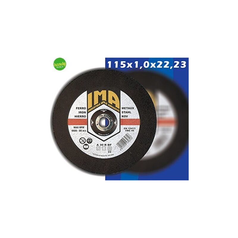 foto del prodotto minidisco ima per inox gold piano 115 x 1,0 x 22,23 mm