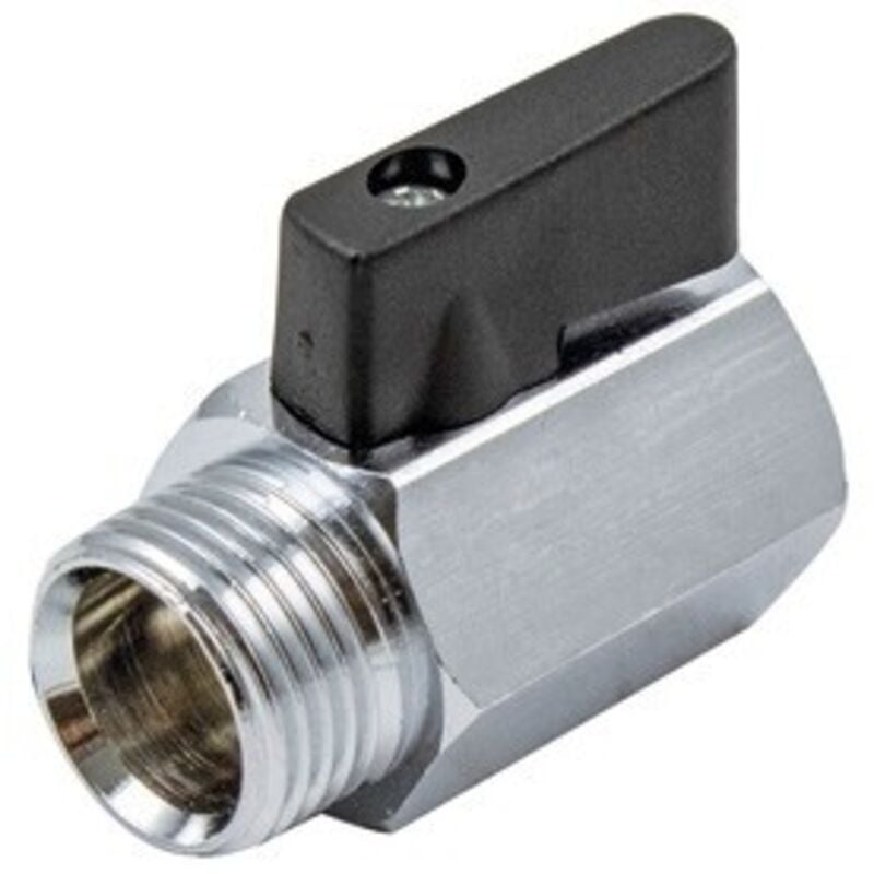 foto del prodotto minivalvola sfera mf con leva nera 3 8