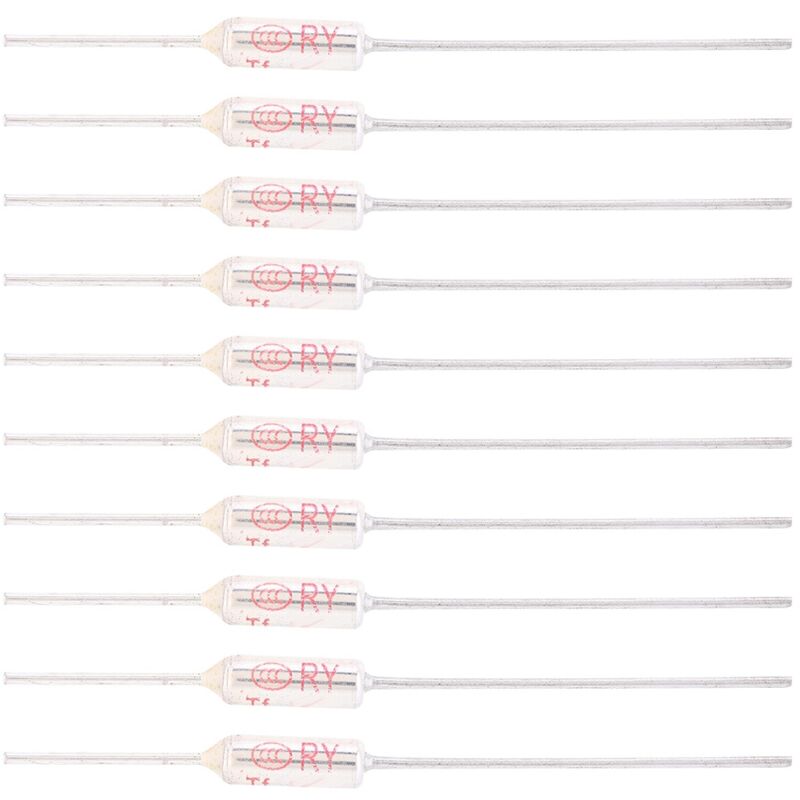 foto del prodotto minkurow 10 pz guscio in metallo fusibile termico spegnimento 250vac 10a fusibile di temperatura tf 72 250 77 prodotti elettrici domestici o
