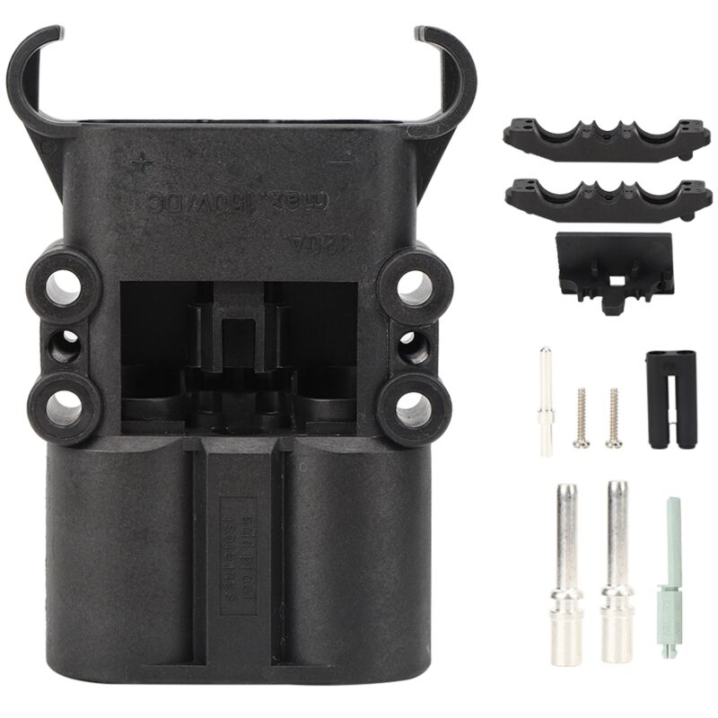 foto del prodotto minkurow batteria quick connect spina connettore cavo carrello elevatore maschio cavo di ricarica per veicolo elettrico morsetti presa 310a dc 150v
