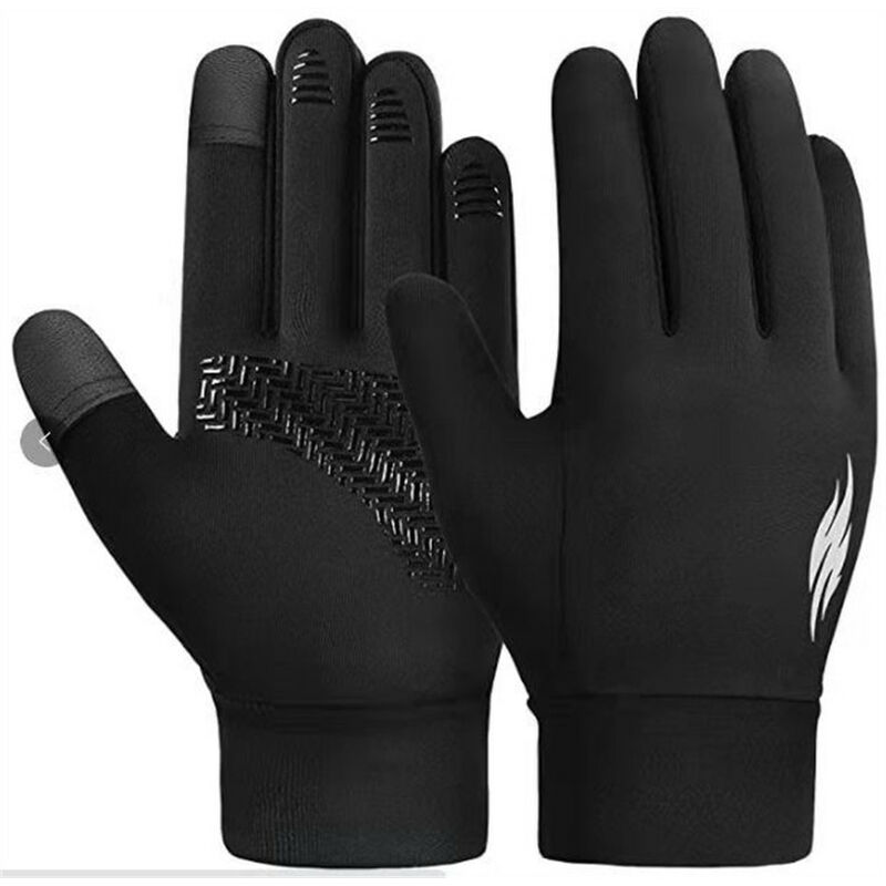 foto del prodotto minkurow guanti da ciclismo invernali per bambini guanti invernali touchscreen caldi per bambini guanti da corsa per sport all aria aperta