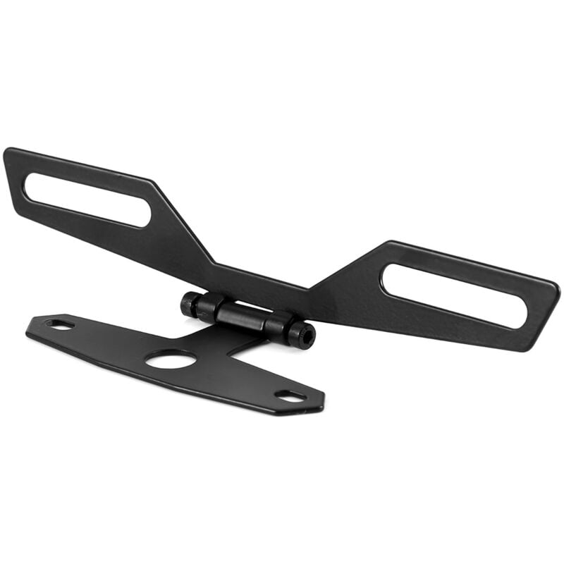 foto del prodotto minkurow portatarga per moto, portatarga per moto, portalampada universale per fanale posteriore, staffa per targa regolabile per atv per moto