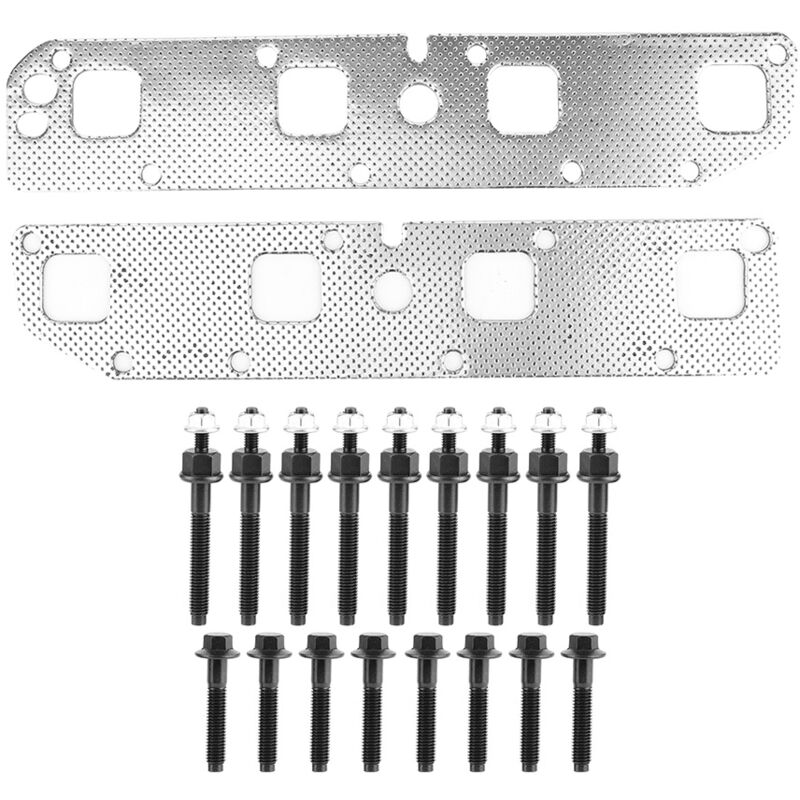 foto del prodotto minkurow set bulloni viti guarnizione collettore di scarico 6507746aa adatto per chrysler 300 aspen