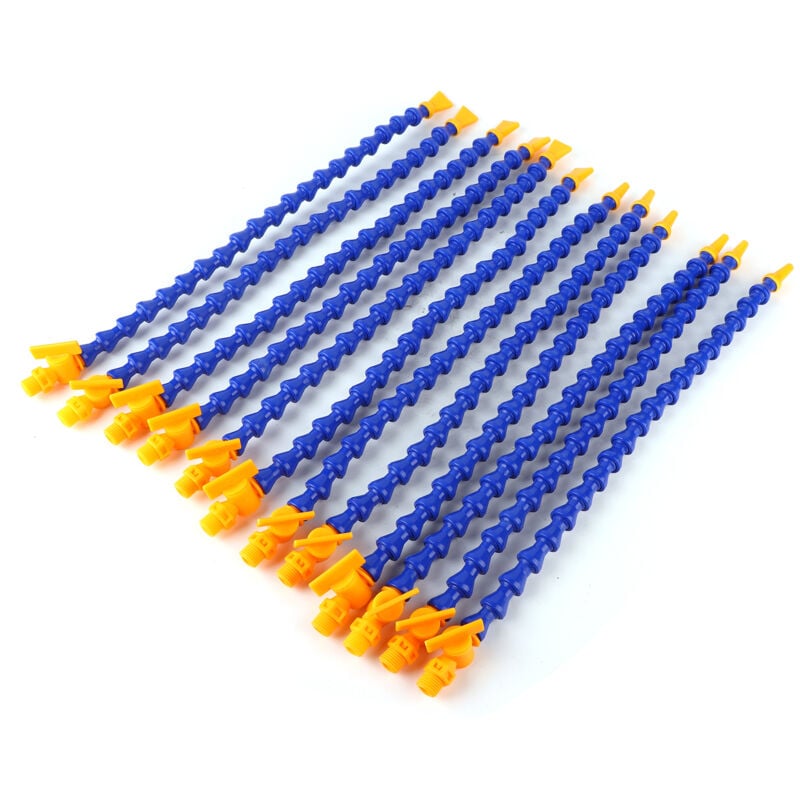 foto del prodotto minkurow set tubi flessibili per refrigerante per macchine cnc, ugelli tondi e piatti inclusi, tubo flessibile per refrigerante acqua e olio, 12