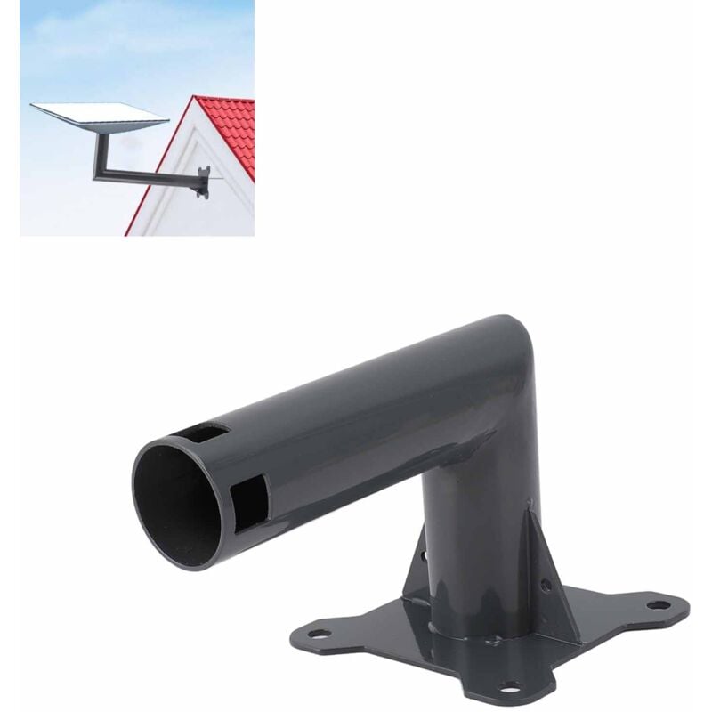 foto del prodotto minkurow starlink kit di montaggio su asta per specchio internet satellitare ad alte prestazioni in lega di alluminio per parete da tetto, tipo